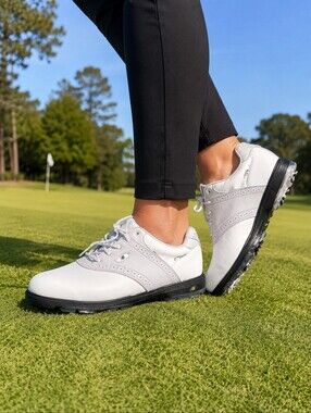 New Balance Golf WG1275W White Leather Golf Shoes NWT Size 9